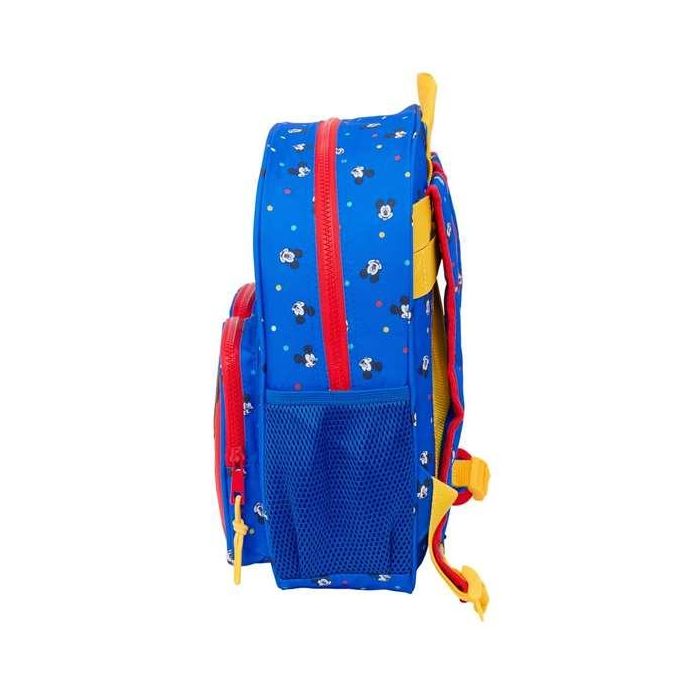 Mochila Escolar Mickey Mouse Clubhouse Good day Azul 28 x 34 x 10 cm 2 Mochila Escolar Mickey Mouse Clubhouse Good day Azul 28 x 34 x 10 cm 2