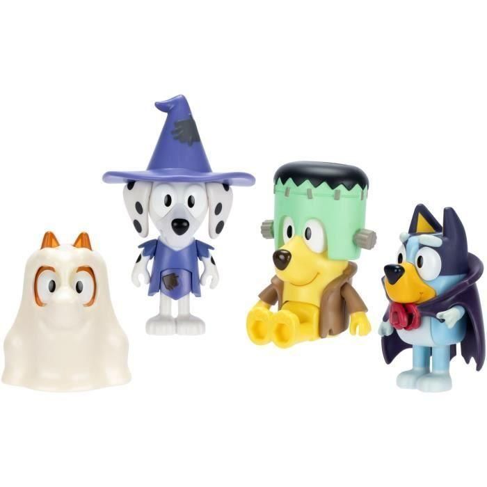 Caja de figuras articuladas - BLUEY - Disfraces - 4 figuras articuladas - Accesorios incluidos 1 Caja de figuras articuladas - BLUEY - Disfraces - 4 figuras articuladas - Accesorios incluidos 1
