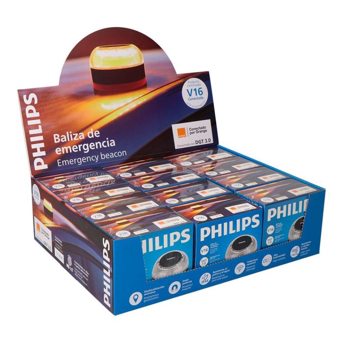 Baliza de Emergencia V16 conectada DGT 3.0 Philips SFL1000M/10 3