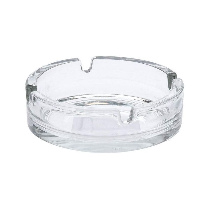 Cenicero Clásico Transparente Cristal Ø 10,5 cm 1