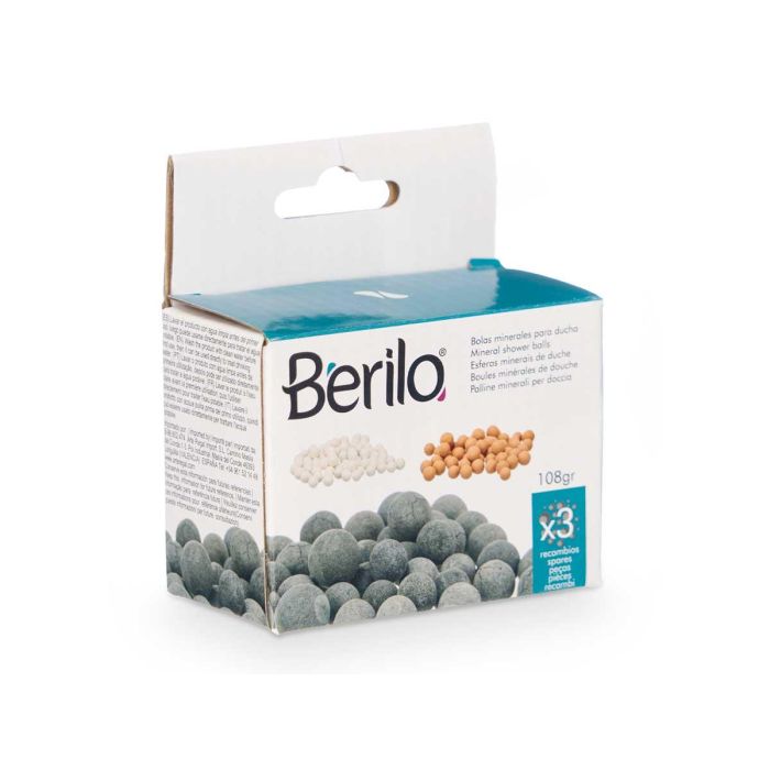 Set 3 Recambio Bolas Telefono Ducha Terapia 108Gr Berilo 8X9CM (24 Unidades) 1 Set 3 Recambio Bolas Telefono Ducha Terapia 108Gr Berilo 8X9CM (24 Unidades) 1