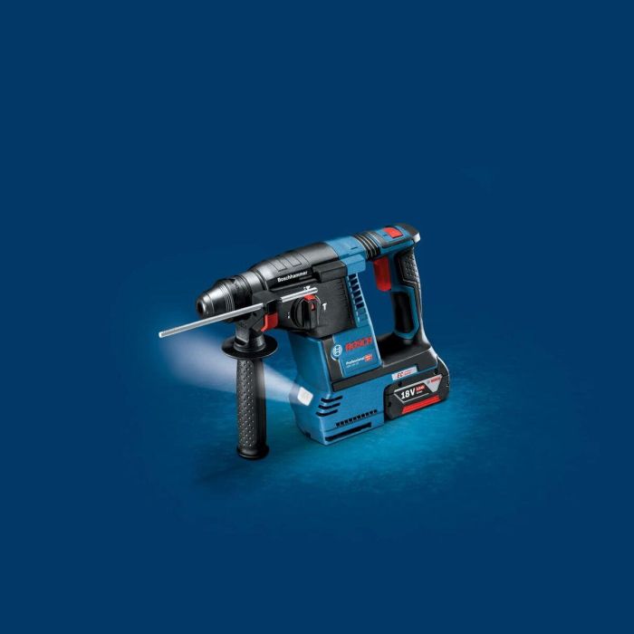 Bosch Professional BOS1694822457525 Kit Combinado 2 Herramientas 18V: Amoladora GWS 18V-10 P + Martillo GBH 18V-26 + 2x ProCORE18V 5.5Ah + GAL 1880 2