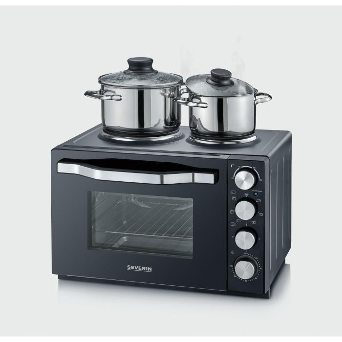 Severin TO 2074 Back-und Toastofen mit Kochplatten 1 Severin TO 2074 Back-und Toastofen mit Kochplatten 1