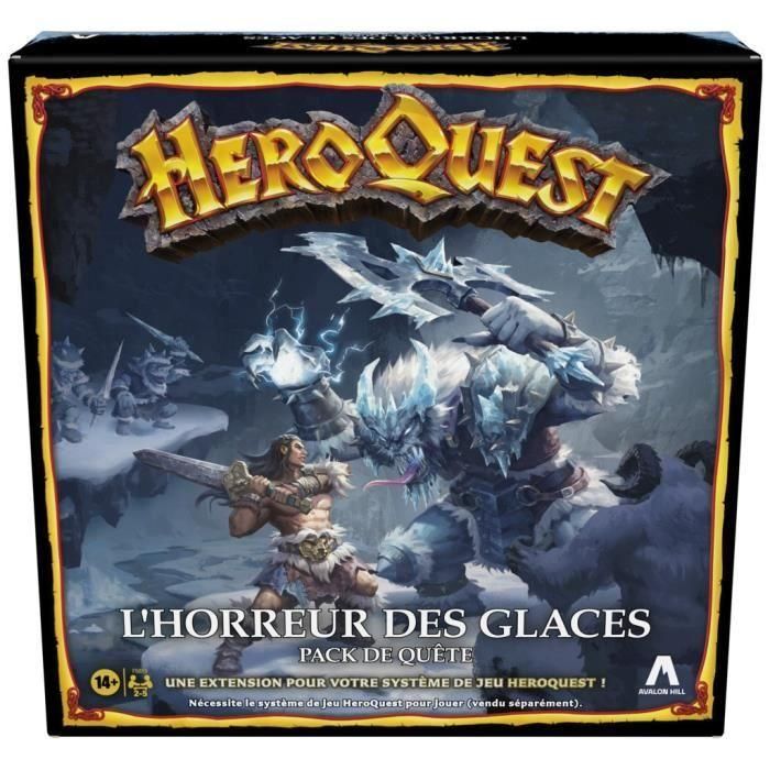 Heroquest, Extension The Horror of Ice, de 14 años, Heroquest Game System requerido - Avalon Hill Heroquest, Extension The Horror of Ice, de 14 años, Heroquest Game System requerido - Avalon Hill
