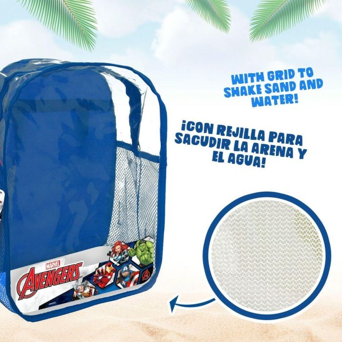 Set de Juguetes de Playa The Avengers Ø 18 cm Polipropileno (12 Unidades) 3 Set de Juguetes de Playa The Avengers Ø 18 cm Polipropileno (12 Unidades) 3
