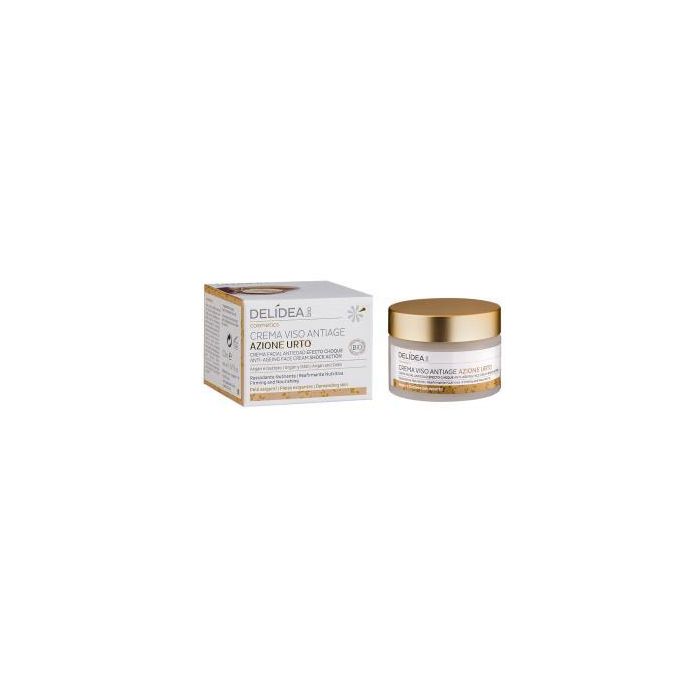DELIDEA Crema Facial Antiedad Bio con Ácido Hialurónico 50ml