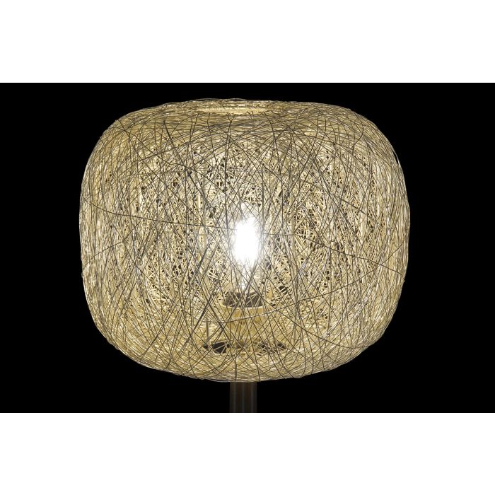 DKD Home Decor Lámpara de Pie Moderna de Metal Blanca | Casquillo E27 (Máx 50W) | Altura 109cm | 41x41cm Base 1