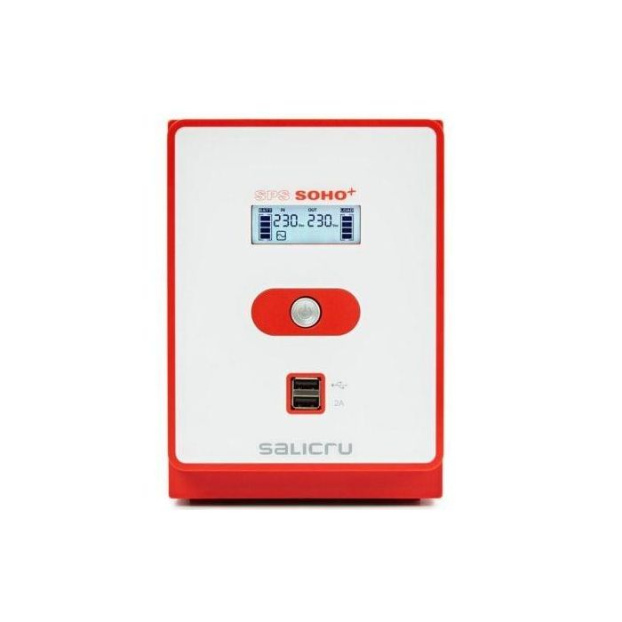 Salicru 647CA000011 Sistema de Alimentación Ininterrumpida (SAI UPS) Línea Interactiva 1.6 kVA 960W 5 Salidas AC SPS SOHO+ 1 Salicru 647CA000011 Sistema de Alimentación Ininterrumpida (SAI UPS) Línea Interactiva 1.6 kVA 960W 5 Salidas AC SPS SOHO+ 1
