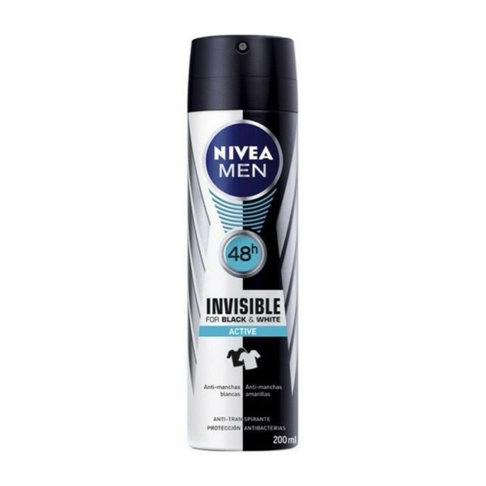 Nivea Men Black & White Active Anti-Transpirante Spray