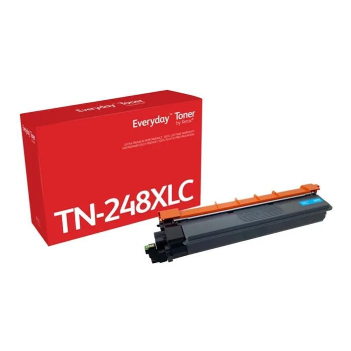 Xerox Everyday TN-248XLc Toner Cian para Brother DCP-L3520CDWE, DCP-L3560CDW, HL-L3220CWE, HL-L3240CDW, MFC-L3740CDWE, MFC-L3760CDW, MFC-L8340CDW, MFC-L8390CDW (2300 Páginas)