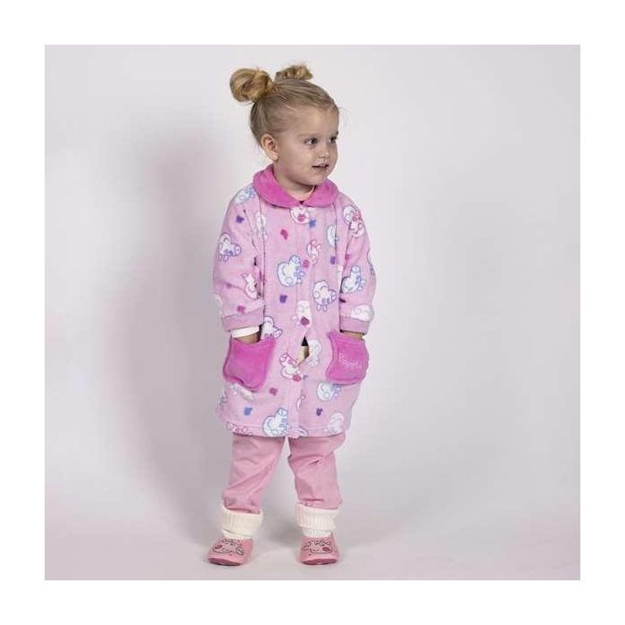 Batín Infantil Peppa Pig Rosa 24 Meses 2 Batín Infantil Peppa Pig Rosa 24 Meses 2
