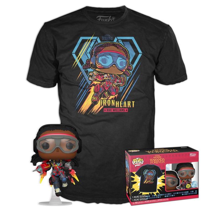 Funko Pop&Tee Black Panther Wakanda Forever Talla S 70379