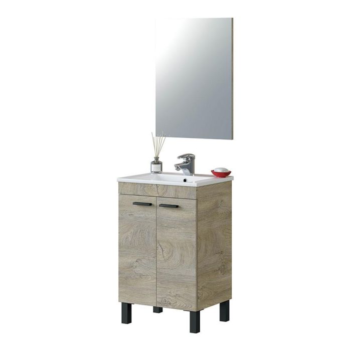 Mueble 50 2 puertas + espejo koncept 2