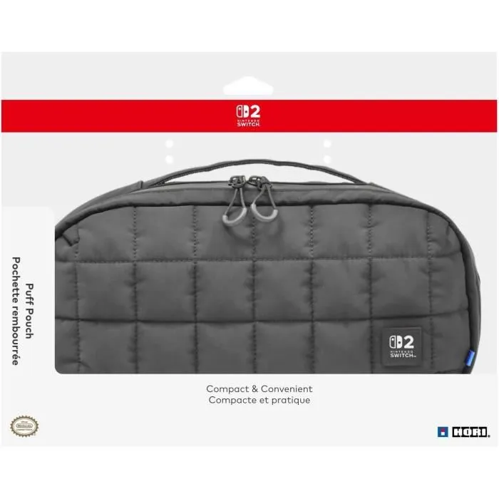 HORI Bolsa Protectora y de Transporte Acolchada 2 para Nintendo Switch - Almacenamiento de Accesorios y Juegos - Negro 4
