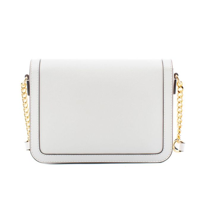 Bolso Bandolera Michael Kors Leida Blanco 23 x 16 x 7 cm 2 Bolso Bandolera Michael Kors Leida Blanco 23 x 16 x 7 cm 2