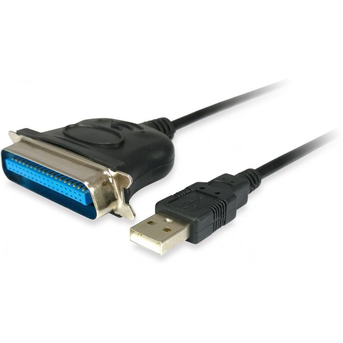 Equip Adapter USB-A -> Parallel EPP.ECP.bidi St/St 1.50m sw Polybeutel 0 Equip Adapter USB-A -> Parallel EPP.ECP.bidi St/St 1.50m sw Polybeutel 0