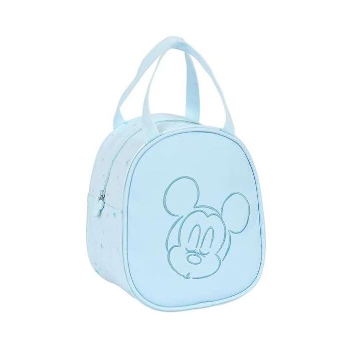 Portameriendas Térmico Mickey Mouse Clubhouse 19 x 22 x 14 cm Azul claro