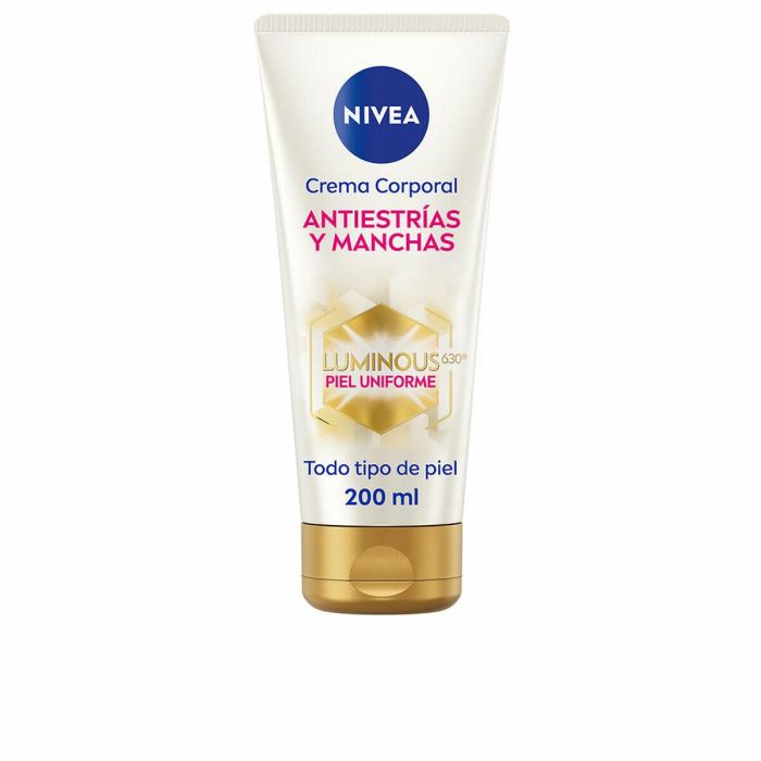 Nivea Crema Corporal Luminous630 Antimanchas y Antiestrías 200 ml - Hidratación Intensa 48h