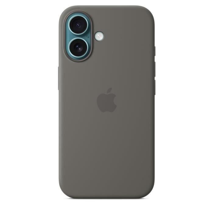 APPLE iPhone 16 - Funda de Silicona con MagSafe - Gris Piedra 1 APPLE iPhone 16 - Funda de Silicona con MagSafe - Gris Piedra 1