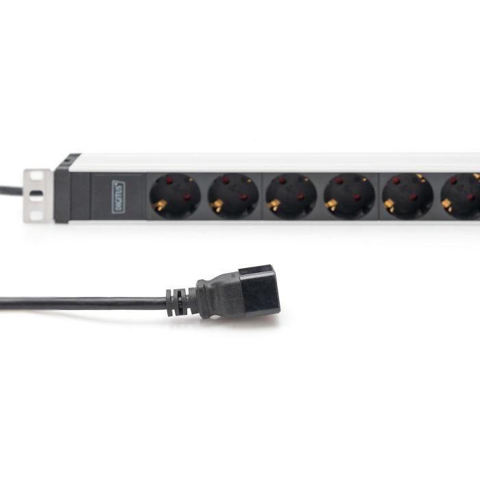 Steckdosenleiste Aluminium PDU 1U DIGITUS 16A 230VAC 50/60Hz 8x Schutzkontakt 2 Steckdosenleiste Aluminium PDU 1U DIGITUS 16A 230VAC 50/60Hz 8x Schutzkontakt 2