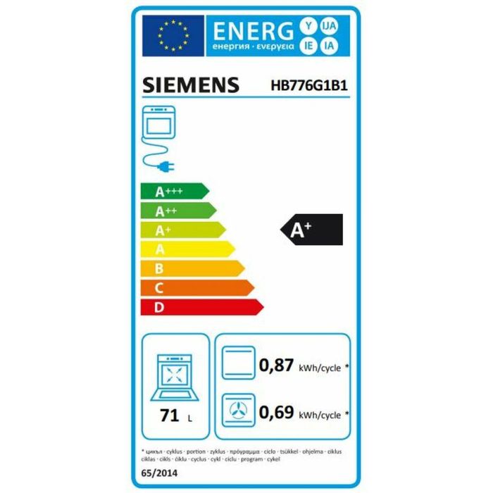 Horno Siemens AG HB776G1B1 1 Horno Siemens AG HB776G1B1 1