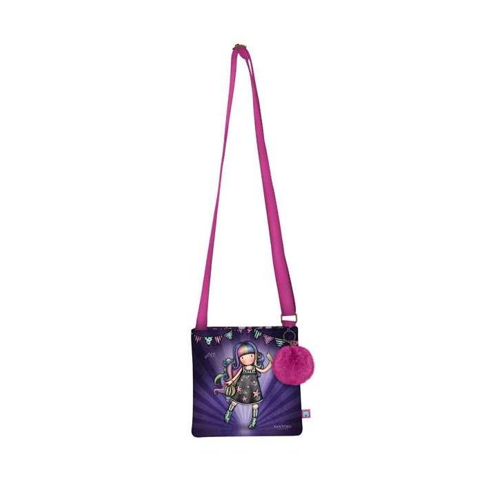 Bolso Bandolera Gorjuss Up and away Morado (21 x 20 x 1.5 cm)