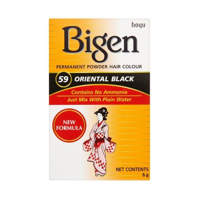 Bigen Hair Color Oriental Black 6gr - Cubre Canas Sin Amoniaco, Fácil Aplicación con Agua - Coloración Duradera y Resplandeciente Bigen Hair Color Oriental Black 6gr - Cubre Canas Sin Amoniaco, Fácil Aplicación con Agua - Coloración Duradera y Resplandeciente