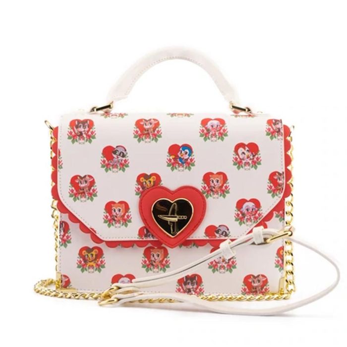 Loungefly Bolso Crossbody Funko Villainous Valentines - Diseño Retro San Valentín, Correa de Cadena, Cuero Vegano 0 Loungefly Bolso Crossbody Funko Villainous Valentines - Diseño Retro San Valentín, Correa de Cadena, Cuero Vegano 0