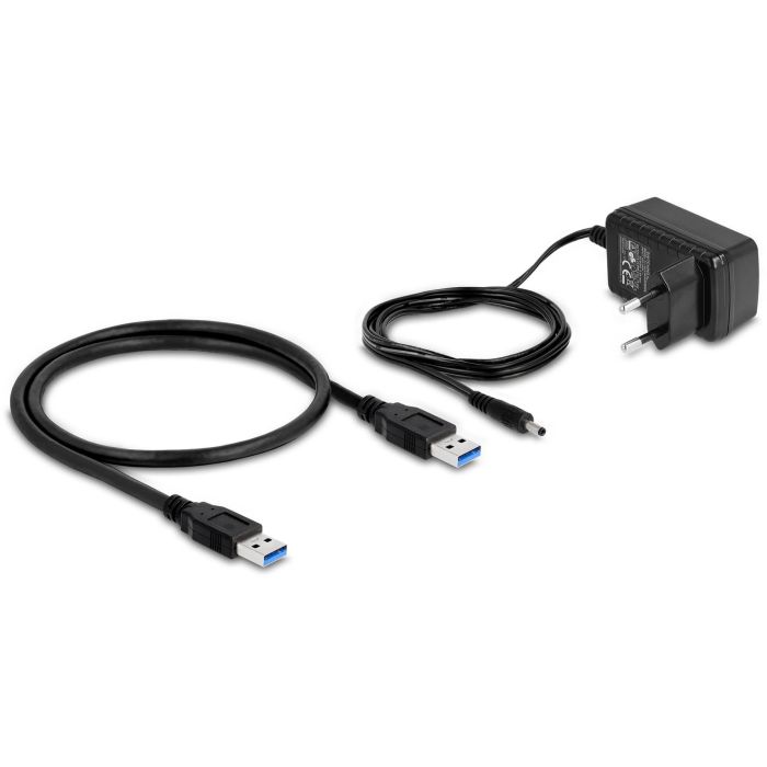 DELOCK USB 10 Gbps Hub mit 4 USB Typ-A Ports + 1 Schnellladeport inkl. Netzteil 2