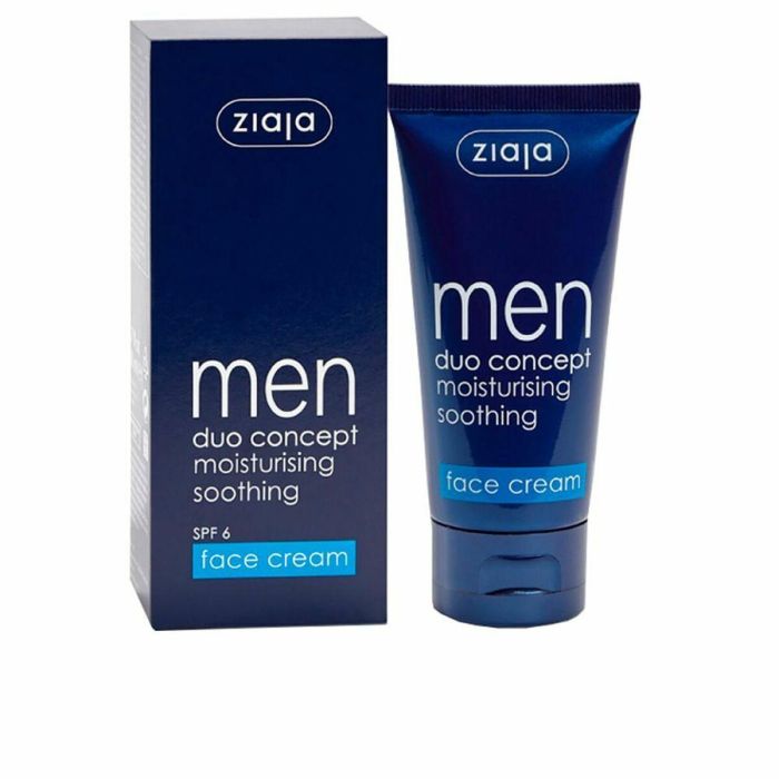 Ziaja MEN Crema Facial Hidratante para Hombre con SPF6, Tratamiento Matificante y Normalizante de Rápida Absorción 50 ml 1 Ziaja MEN Crema Facial Hidratante para Hombre con SPF6, Tratamiento Matificante y Normalizante de Rápida Absorción 50 ml 1