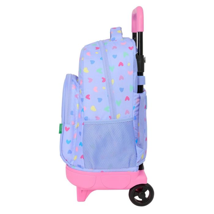 Mochila Escolar Benetton Lila Lila 33 x 45 x 22 cm 2 Mochila Escolar Benetton Lila Lila 33 x 45 x 22 cm 2