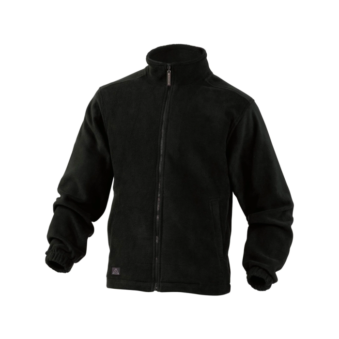 Deltaplus Chaqueta Polar con Cremallera y 2 Bolsillos, Lana Poliéster 280 g/m², Negro, Talla 3XL 1