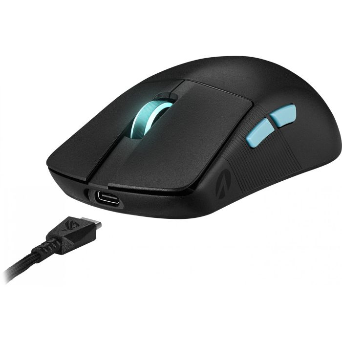 ASUS ROG Harpe Ace Aim Lab Edition Ratón Gaming Inalámbrico/Bluetooth, 36000 DPI, Ambidextro, Negro 8