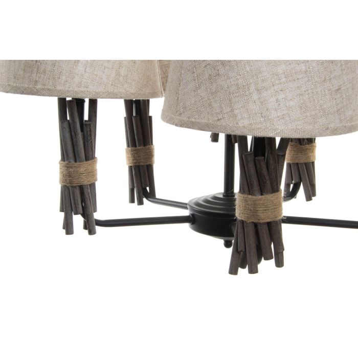 DKD Home Decor Lámpara Techo Gris Beige 55 x 100 x 55 cm 1 DKD Home Decor Lámpara Techo Gris Beige 55 x 100 x 55 cm 1