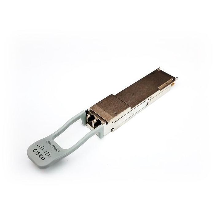 Cisco QSFP-40/100-SRBD= Transceptor Fibra Óptica 100G/40GBASE SR-BIDI QSFP+ LC MMF 150m para Redes y Servidores
