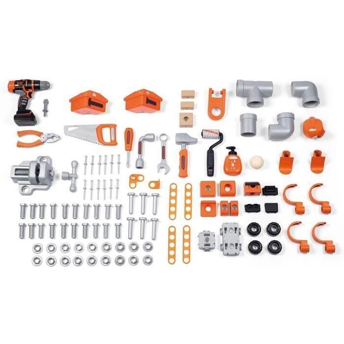 Black+Decker Mega Centro Taller de Bricolaje Infantil completo con Herramientas y Accesorios. Incluye Mecánica, Fontanería, Pintura, Carpintería. 1 Black+Decker Mega Centro Taller de Bricolaje Infantil completo con Herramientas y Accesorios. Incluye Mecánica, Fontanería, Pintura, Carpintería. 1