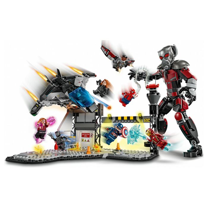 Lego Marvel 76314 La Batalla del Capitán América: Civil War Juguete para niño de 10 años 12