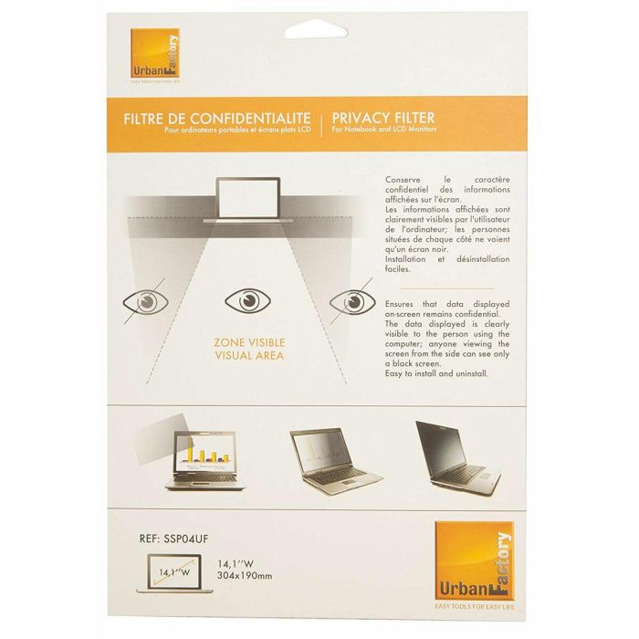 Protector de Pantalla Urban Factory SSP04UF 14.1" 1 Protector de Pantalla Urban Factory SSP04UF 14.1" 1