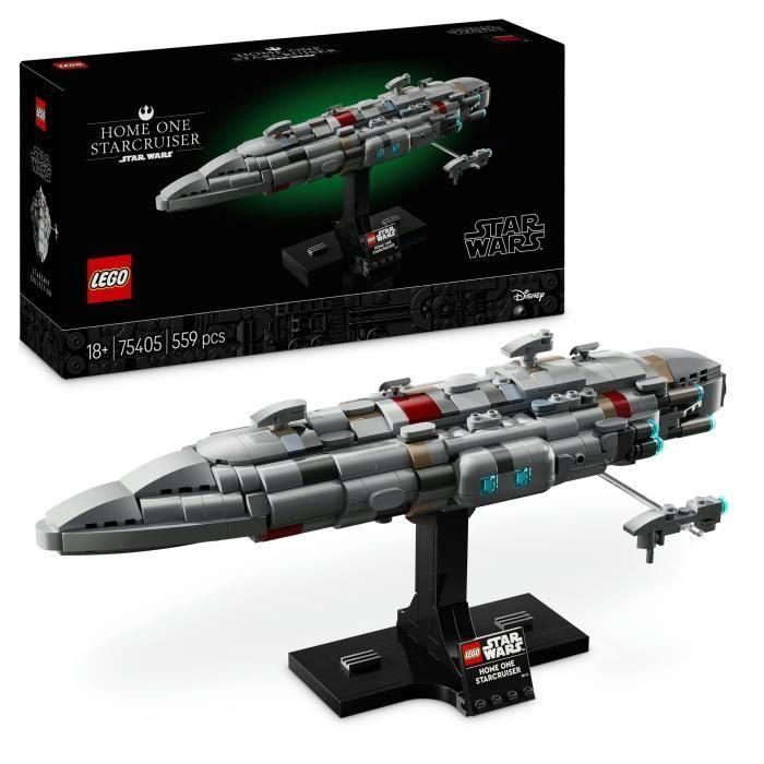 Lego Star Wars: El retorno del Jedi 75405 Home One Starcruiser - Kit de modelo para adultos