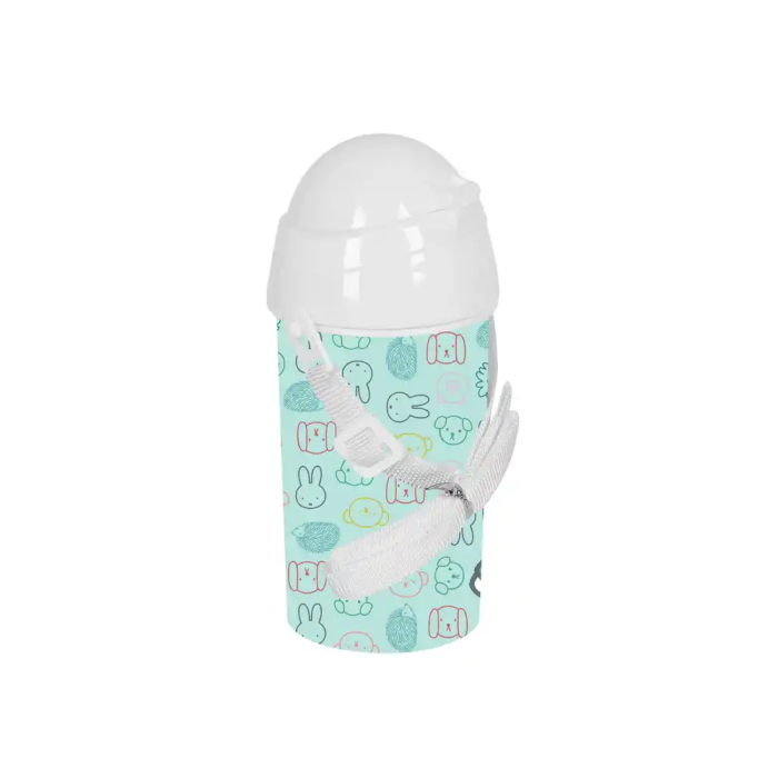 Safta Botella 500 ml con Pajita Miffy "Friends" Apertura Automática 2