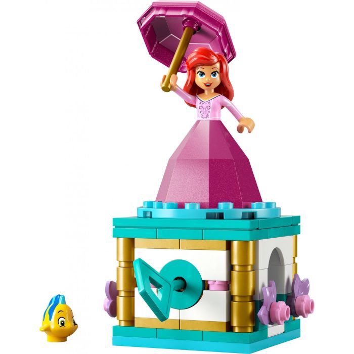 LEGO 43259 Disney Princess Ariel Bailarina - Set de Construcción La Sirenita con Vestido Diamante y Base Giratoria para Niños +5 Años 1