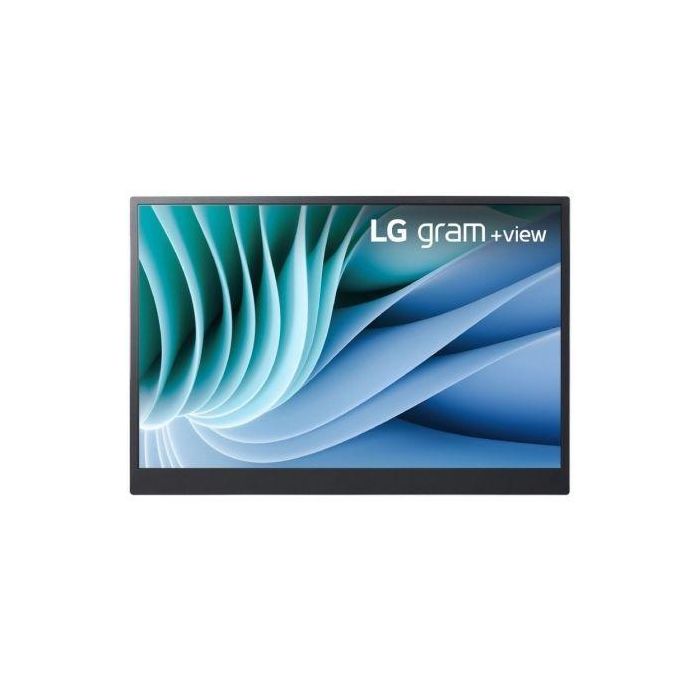LG Monitor Portátil +view 16MR70 16" WQXGA Negro y Plata IPS DCI-P3 99% Ultraligero 1