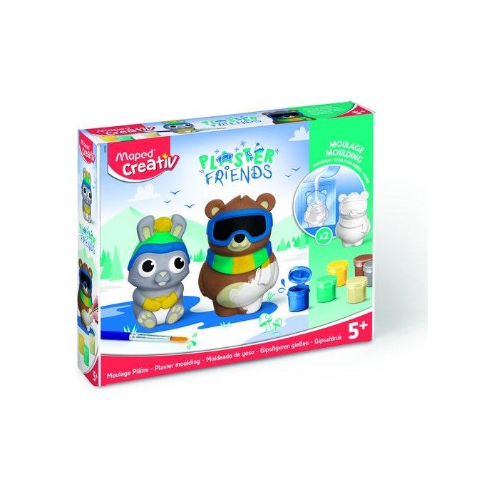 Maped Creative Plaster Friends Yeso Amigos Del Invierno