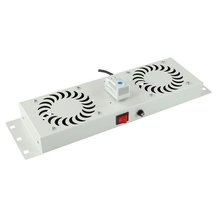 Lanview Logon RAF115WH Módulo de Ventilador con 2 Ventiladores y Control de Termostato Analógico Incorporado 0 Lanview Logon RAF115WH Módulo de Ventilador con 2 Ventiladores y Control de Termostato Analógico Incorporado 0