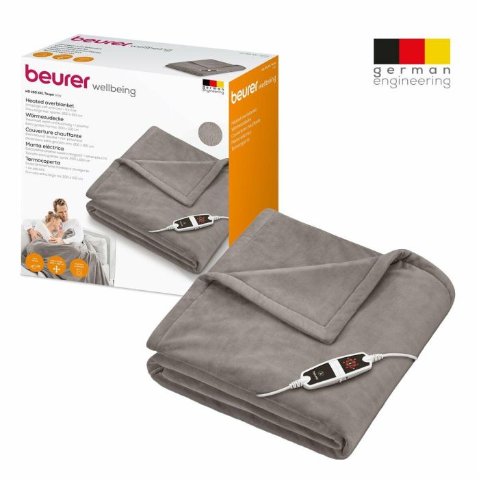 Manta Eléctrica Beurer HD150XXL 200 x 150 cm Taupé Poliéster 2