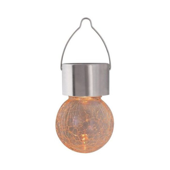RABALUX RAB-7850 Lámpara Solar Colgante Yola LED RGB Exterior IP44 Cromo Satinado Metal Vidrio Decorativa 0.06W 1