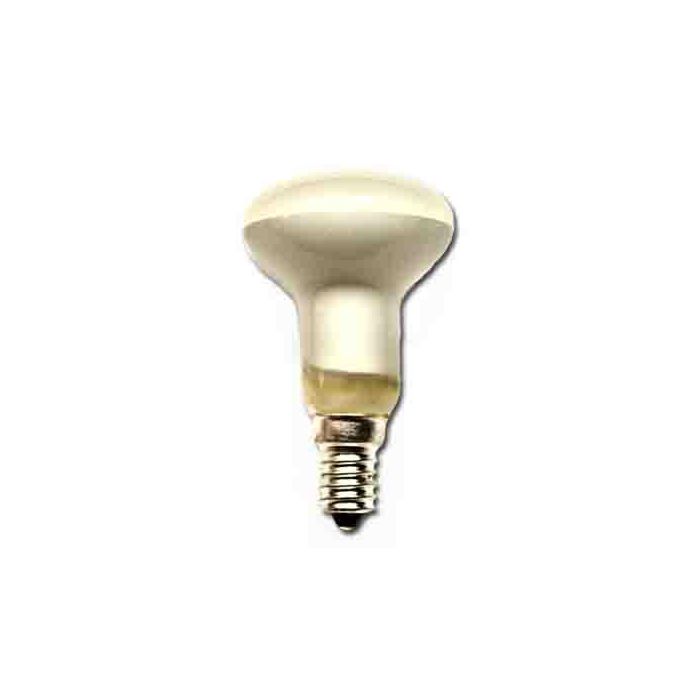 Clar Iluminación Bombilla Incandescente Reflectora R50 E14 60W Luz Cálida 2700K 450lm 220-240V Dimmable 1000h