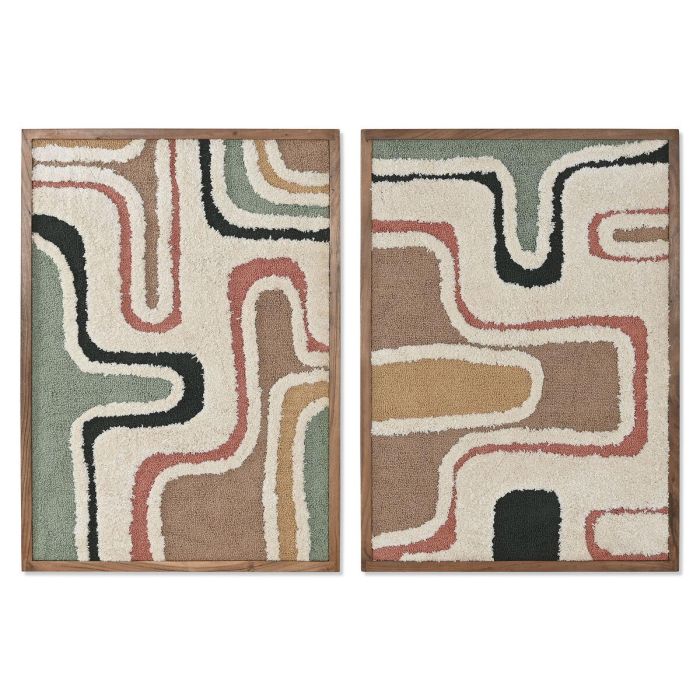 Cuadro Home ESPRIT Verde Beige Moderno Escandinavo 75 x 3 x 105 cm (2 Unidades) 1 Cuadro Home ESPRIT Verde Beige Moderno Escandinavo 75 x 3 x 105 cm (2 Unidades) 1
