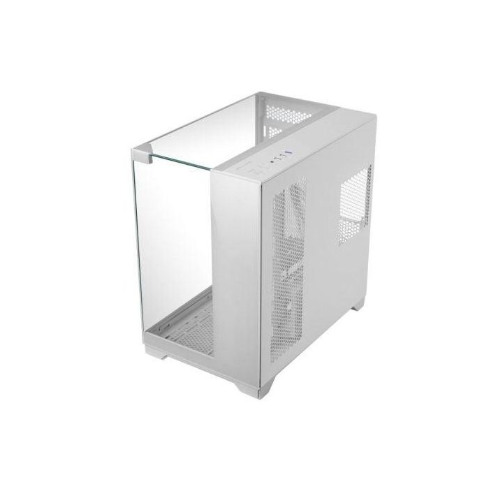 Mars Gaming MCVISIONW Caja Gaming Minitorre Panorámica Triple Cristal Templado Blanca ATX/MicroATX/Mini-ITX Soporte Refrigeración Líquida 2