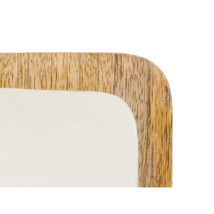 Bandeja Rectangular 4 Espacios Madera Mango Blanco Giftdecor 46X3CM (6 Unidades) 3 Bandeja Rectangular 4 Espacios Madera Mango Blanco Giftdecor 46X3CM (6 Unidades) 3